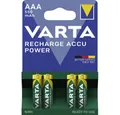 Produktbild: VARTA Varta RECHARGE ACCU Power AAA 550mAh Batterien. Akku Varta RECHARGE ACCU Power AAA 550mAh Blister 4, Umweltfreundlich und nachhaltig einsetzbar