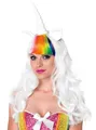 Produktbild: Leg Avenue Kostüm-Perücke Einhorn Set - Faschingskostüm Perücke & Schweif, Accessoire-Set für den betörenden Fantasy-Look