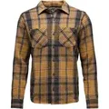 Produktbild: M Project Heavy Flannel, Men's Sportswear Top, 9630 Flax-Black Plaid, M, Black Diamond, AP7440649630MED1 - Braun - M