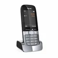Produktbild: Gigaset SL850H Pro - DECT-Telefon - Kabelloses Mobilteil - Freisprecheinrichtung - 500 Eintragungen - Anrufer-Identifikation - Titan (S30852-H3175-R102)(4255781907000)