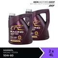 Produktbild: Mannol 7902 Racing + Ester 10W-60 VW Peugeot Mercedes Fiat 2x4 Liter = 8 Liter