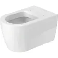 Produktbild: Duravit ME by Starck Wand-WC, 570x370x360mm, Tiefspüler, geschlossener Spülrand, 2528092000, Farbe: Innenfarbe Weiß, Außenfarbe Weiß, mit HygieneGlaze