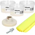 Produktbild: Ceroxid 3x100g Polierpulver Polier Glaspolitur + Polierteller 75mm + Microfaser