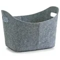 Produktbild: Zeller Present 14311 Korb, oval, Filz, 37 x 28 x 25 cm, grau