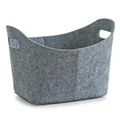 Produktbild: Zeller Present 14311 Korb, oval, Filz, 37 x 28 x 25 cm, grau