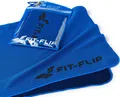 Produktbild: Fit-Flip Kühlendes Handtuch Perfekt als Mikrofaser Sporthandtuch oder Kühltuch - Cooling Towel für Fitness, Sport, Reise, Yoga Set blau- neu