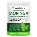 Produktbild: P-beauty Moringa Blattpulver Softgels Kapseln 6000mg Hochdosiert Vegan