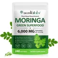Produktbild: Moringa Blattpulver Softgels Kapseln  6000mg Hochdosiert Vegan Glutenfrei 240 Kapseln