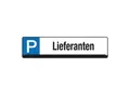 Produktbild: Eichner Parkplatz-Reservierungsschild Lieferanten (9219-00280)