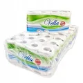 Produktbild: Vella Toilettenpapier 64 Rollen, 3-lagig, weiß, Zellstoff, (8 Rollen, 8-er Pack), 150 Blatt pro Rolle