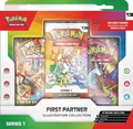 Produktbild: Pokemon TCG First Partner Illustration Kollektion Serie 1 1 Box 1st Edition