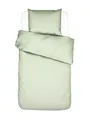 Produktbild: ESSENZA Bettwäsche Guy Pistache, 135x200 + 1x 80x80 cm - 100% Baumwollrenforce 144TC - Uni