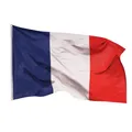 Produktbild: Aricona Frankreich Flagge 90x150cm - wetterbeständige Fahne mit Messingösen, 100% Polyester, robuste Doppelnaht & in lebendigen Farben - ideal für Flaggen-Liebhaber