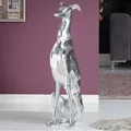 Produktbild: Windhund Design Skulptur GREYHOUND 70cm Aluminium Figur Hund Dekoration Statue