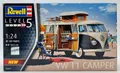 Produktbild: VW T1 Camper Modellbausatz 1:24 Revell 189 Teile bewegliche Türen NEU & OVP