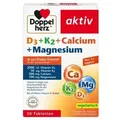 Produktbild: Doppelherz D3+K2+Calcium+Magnesium Tabletten 30 St