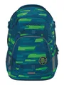 Produktbild: coocazoo Mate School Backpack Schulrucksack Rucksack Lime Stripes dunkelblau