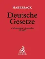 Produktbild: Deutsche Gesetze Gebundene Ausgabe II/2022: Rechtsstand: 25. August 2022 (Beck'sche Textausgaben)