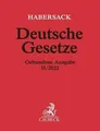 Produktbild: Deutsche Gesetze Gebundene Ausgabe II/2022 (Becksche Te... | Buch | Zustand gut