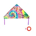 Produktbild: Kinderdrachen Einleiner Drachen HQ Delta Tie Dye 140 cm Flugdrache Beach Kite