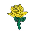 Produktbild: hegibaer Anstecknadel Gelbe Rose Freundschaft Platonische Liebe Blume Pin Anstecker 0668 (1-tlg), echt edel