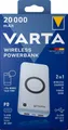 Produktbild: VARTA Powerbank mobile Ladestation wireless 20000 mAh Typ A / Typ C USB OUT Powerbank