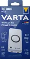 Produktbild: Varta 20000mAh Drahtloses Powerbank 20W PD QC 3.0 Schnell Ladegerät