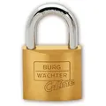 Produktbild: Burg Wächter Vorhängeschloss Burg-Wächter Vorhangschloss Set,C-Line Duo 222 40 SB Messing massiv gelb