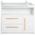 Produktbild: Roba Wickelkommode, Weiß, Holzwerkstoff, 2 Schubladen, Rechteckig, 107x98x75 cm, Babymöbel, Wickelkommoden & Zubehör, Wickelkommoden