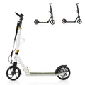 Produktbild: Byox Kinderroller Chic PolyurethanRäder, LED-Licht, ABEC-7 Lager, Seitenständer, faltbar weiß