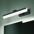 Produktbild: Spiegelleuchte 40cm Led Badlampe Spiegellampe, 6000k Badezimmer Lampe 180° Drehbar Sandschwarz 9w Luxaris - Mai&mai