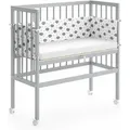 Produktbild: Vitalispa - Beistellbett Sophie, Grau, 94 X 90 Cm 1 Seitenschiene