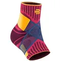 Produktbild: Bauerfeind Fußgelenkbandage Sports Ankle Support, schwarz, rechts rosa XL