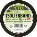 Produktbild: PETEC Isolierband Klebeband VDE geprüft, PVC, Schwarz, 10m