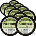 Produktbild: 10x 10m PETEC ISOLIERBAND VDE ELEKTRIKER ISOBAND KABEL KLEBEBAND 15mm MULTI TAPE