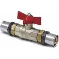 Produktbild: Boni-Shop Pressfitting Kugelhahn Rot Flügelgriff 20 X 2 mm Messing