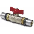 Produktbild: Pressfitting Kugelhahn rot Flügelgriff 20 x 2