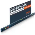 Produktbild: Presch Wasserwaage magnetisch 120cm - Bruchfeste Weitwinkellibelle inkl. 2% Gefälle-Anzeige - Vertical-View-Funktion dank Sichtfenster - Innovative Anti-Rutsch‑Endkappen & präzise Messfläche