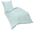 Produktbild: fleuresse Bettwäsche 135x200cm Streifen gestreift in Braun Türkis oder Rot, Renforcé, 2 teilig, modernes Design mit Streifen in verschiedenen Farben