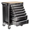 Produktbild: Werkstattwagen UltimatePro C7 Holzplatte Werkzeugwagen Abschließbar 7 Schubladen
