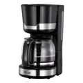 Produktbild: Skive Kaffeemaschine Schwarz Edelstahl 1,5 L Thermoskanne Filter Glas Frühstück