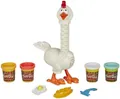 Produktbild: Play-Doh E6647 Animal Crew Cluck-a-Dee Verrücktes Huhn, Bauernhof-Spielset mit 4