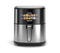 Produktbild: HEINRICHS Heißluftfritteuse, 6,5 Liter XXL Air Fryer, 10in1 Airfritteuse, LED-Color-Display mit Sensor-Touch Bedienung, fettfreie Zubereitung, inkl.Timer, platzsparend, spülmaschinenfester Korb, 1600W
