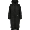 Produktbild: Alife & Kickin Winterjacke Damen RihannaAK A Steppjacke, Winterjacke, gefütterte Jacke Langer, warmer Wintermantel mit großer Kapuze und Fleece Innenfutter schwarz L