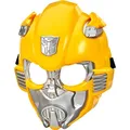 Produktbild: Hasbro F4644 Transformers Rise of the Beasts Bumblebee Autobots Maske mit Gummiband Gelb Silber Fasching Kostüm 25 cm