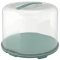 Produktbild: Rotho Kunststoff AG Rotho FRESH Tortenglocke XL, 26 cm Höhe, Kuchenglocke ideal zum sicheren Transport geeignet, Farbe: mistletoe green 1046105092