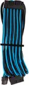 Produktbild: Corsair Premium Sleeved 24 pin-Polig-ATX-Kabel Typ4 (Generation 4-Serie) Blau/Schwarz