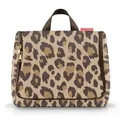 Produktbild: Reisenthel Kosmetiktasche Toiletbag XL leo macchiato, Braun, Schwarz, Kunststoff, Textil, 28x25x10 cm, Freizeit, Wellness, Körperpflege, Kosmetik