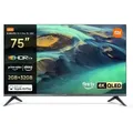 Produktbild: Xiaomi TV F Pro 75, 4K UHD QLED, Smart TV, Fire OS8, Triple Tuner DVB-C/S/S2/T/T2,HDR10+, Sprachsteuerung - Schwarz