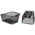 Produktbild: KLICKfix 0314K Hinterradkorb City II 41x21x31cm, engmaschig, schwarz